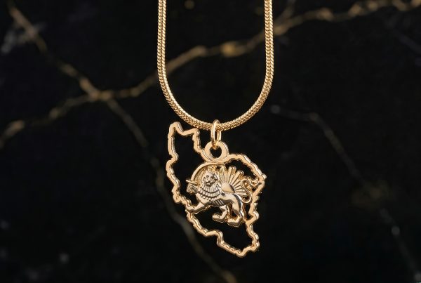 Persian Map Shiro Khorshid Necklace