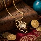 Persian Map Shiro Khorshid Necklace